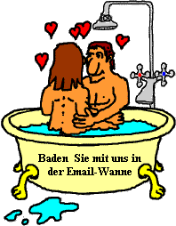 Baden Sie mit uns in der Email-Wanne